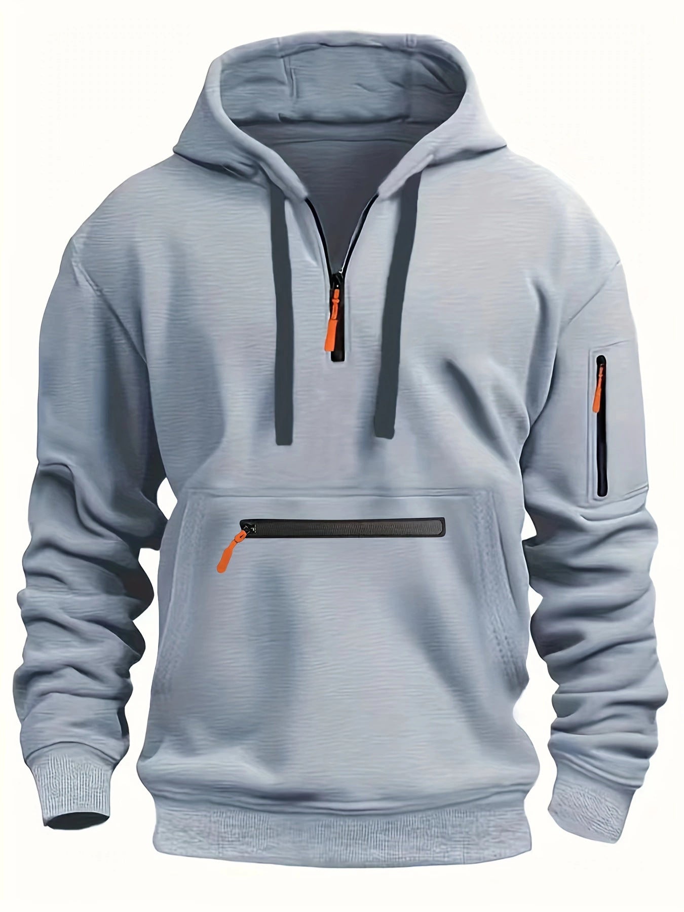 Wasserdichter Kapuzenpullover mit Reissverschluss