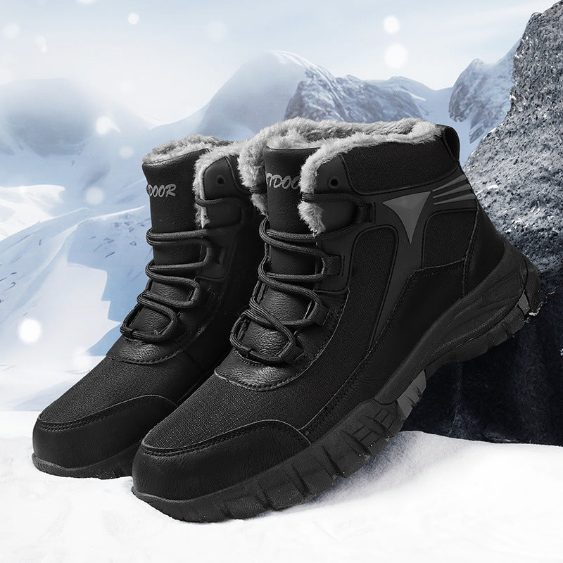 Warme, wasserdichte High-top Winterstiefel – Bild 2 | LuxeStyle