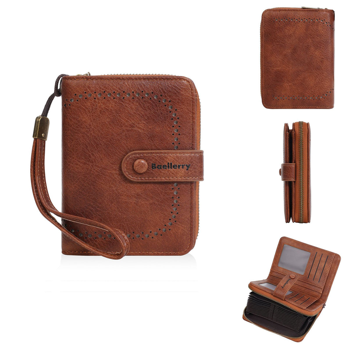Damen-Portemonnaie mit Reissverschluss – Bild 6 | LuxeStyle