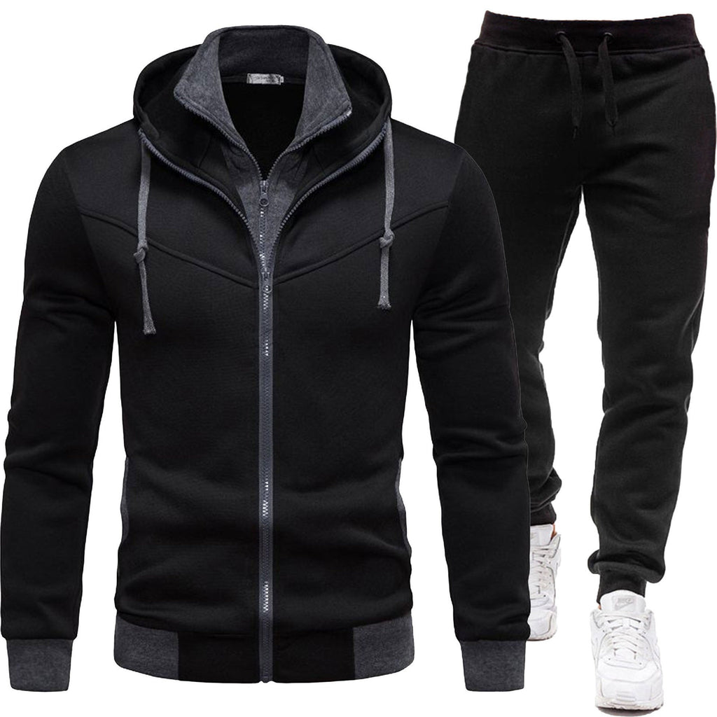 Sportlicher Patchwork-Trainingsanzug für Damen