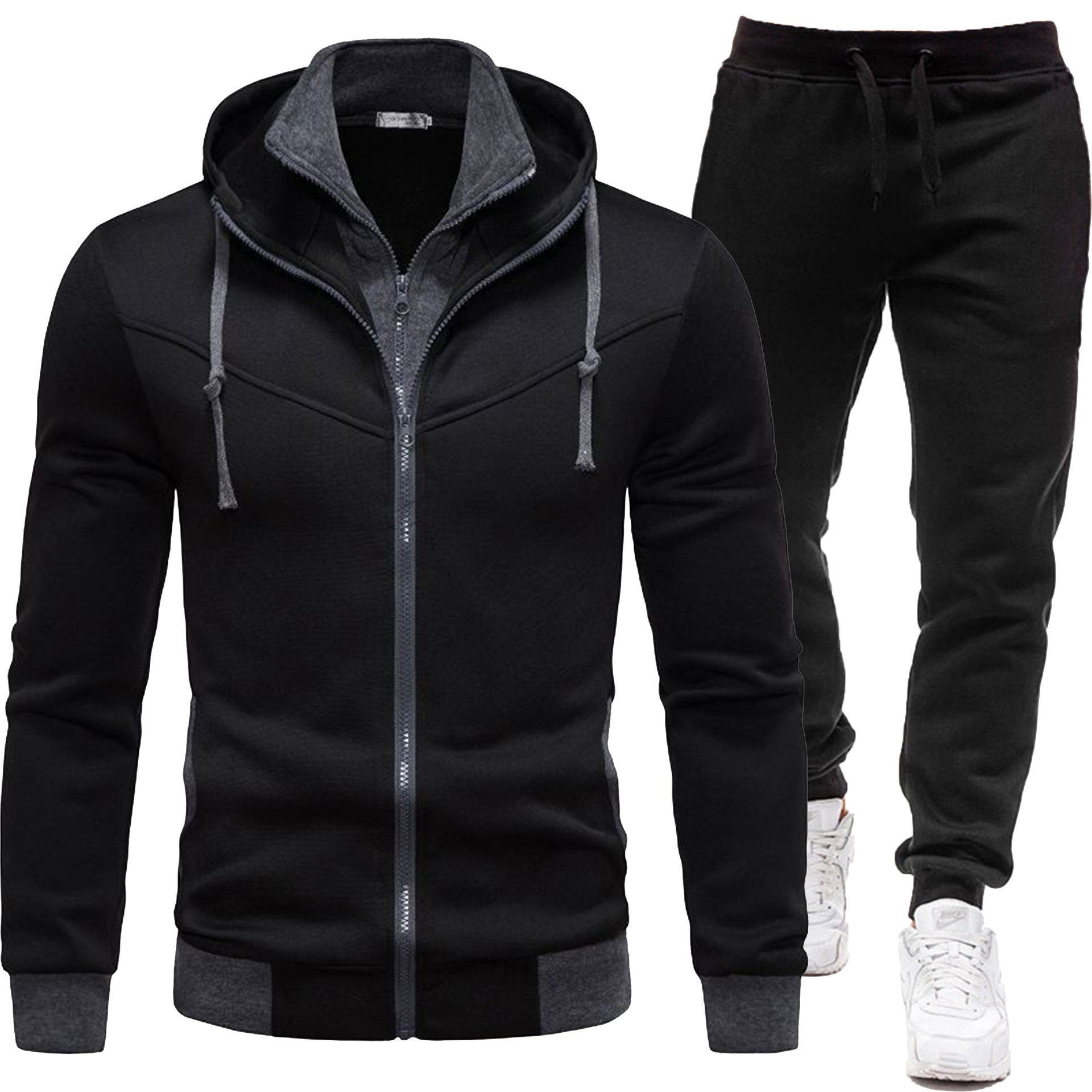 Sportlicher Patchwork-Trainingsanzug für Damen
