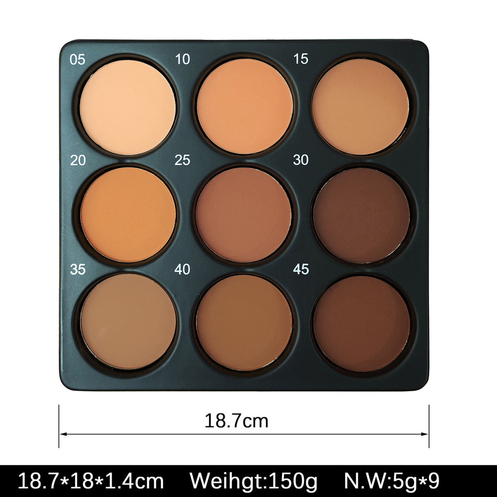 9 Farben Matte Lidschatten-Palette – Ansicht 4