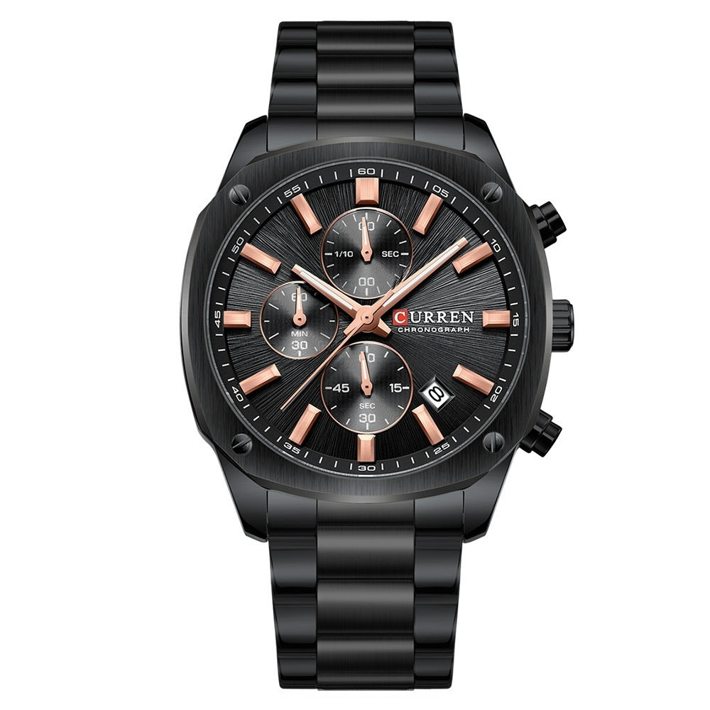 Wasserdichte Business-Armbanduhr mit Kalender