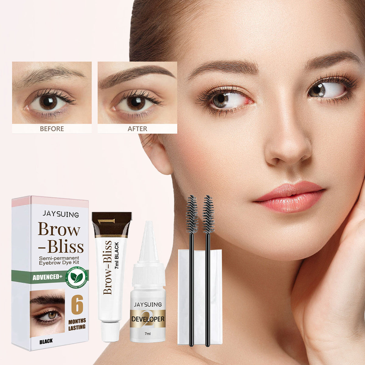 Wasserfestes 2-in-1 Wimpern- & Augenbrauenfärbe-Set – Bild 15 | LuxeStyle