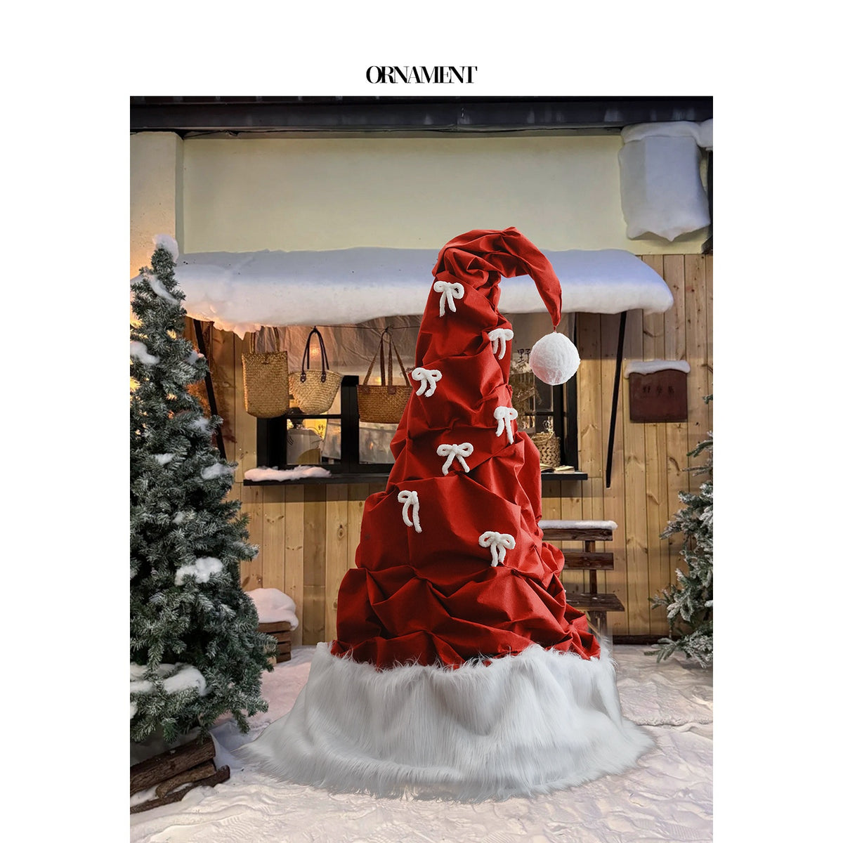 Weihnachtsdeko Foto-Prop mit weichem Stoff – Bild 2 | LuxeStyle