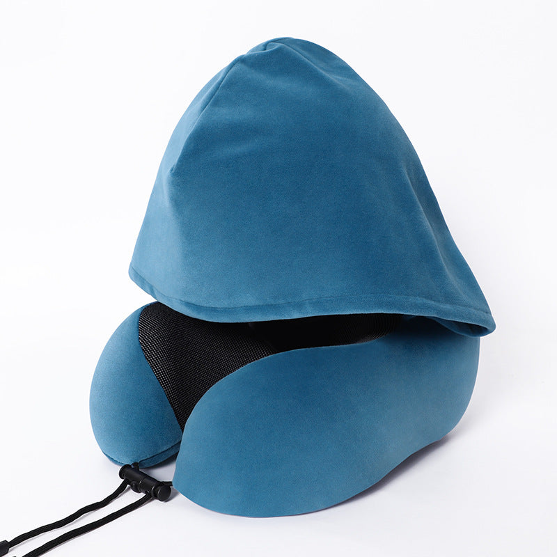 Nackenkissen mit Kapuze und Memory-Schaum – Bild 7 | LuxeStyle