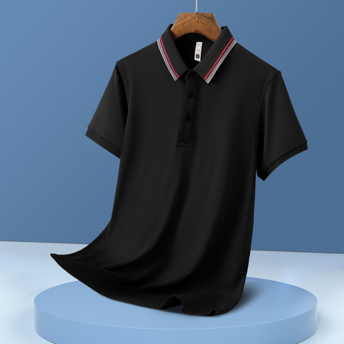 Gestreiftes Kurzarm-Shirt für Herren – Bild 2 | LuxeStyle