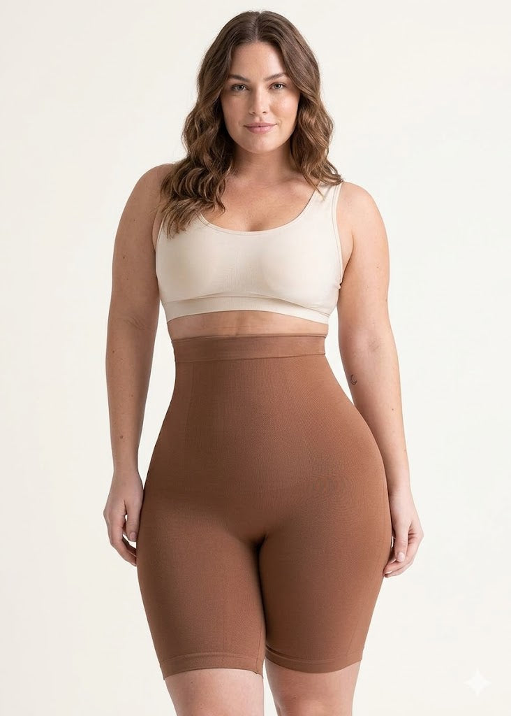 High-Waist Shapewear Shorts mit Bauchkontrolle