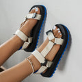 Ethno-Sandalen mit Klettverschluss und dicker Sohle – Bild 18 | LuxeStyle