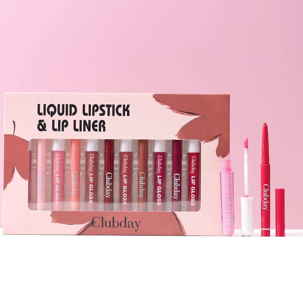 Samtiger Matter Lippenstiftstift 6+6 Set – Ansicht 3