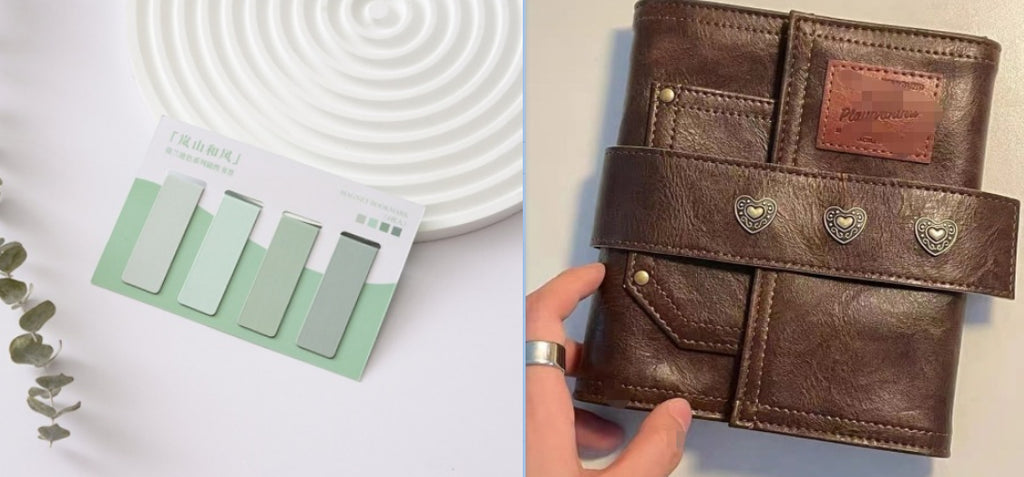 Notizbuch mit losem Blatt und Schnalle – Bild 3 | LuxeStyle