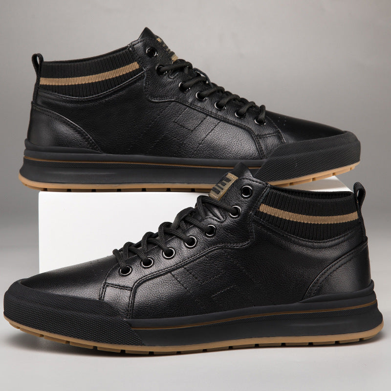 Herren Mid-Top Sneaker mit integrierter Fersenerhöhung