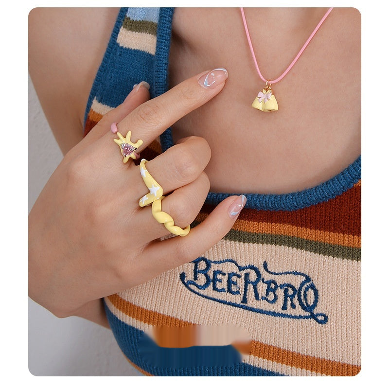 Sternring mit Zirkon