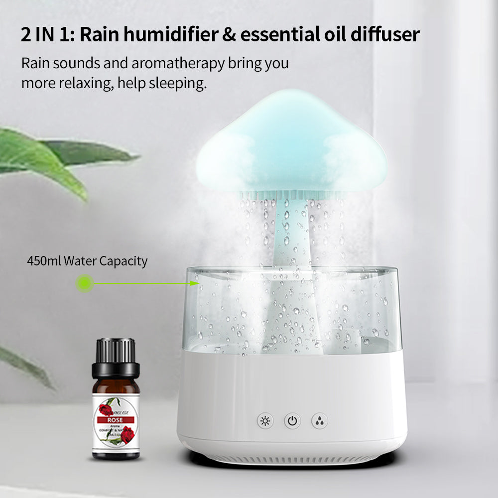 Wolken-Luftbefeuchter mit Aromatherapie & Nachtlicht