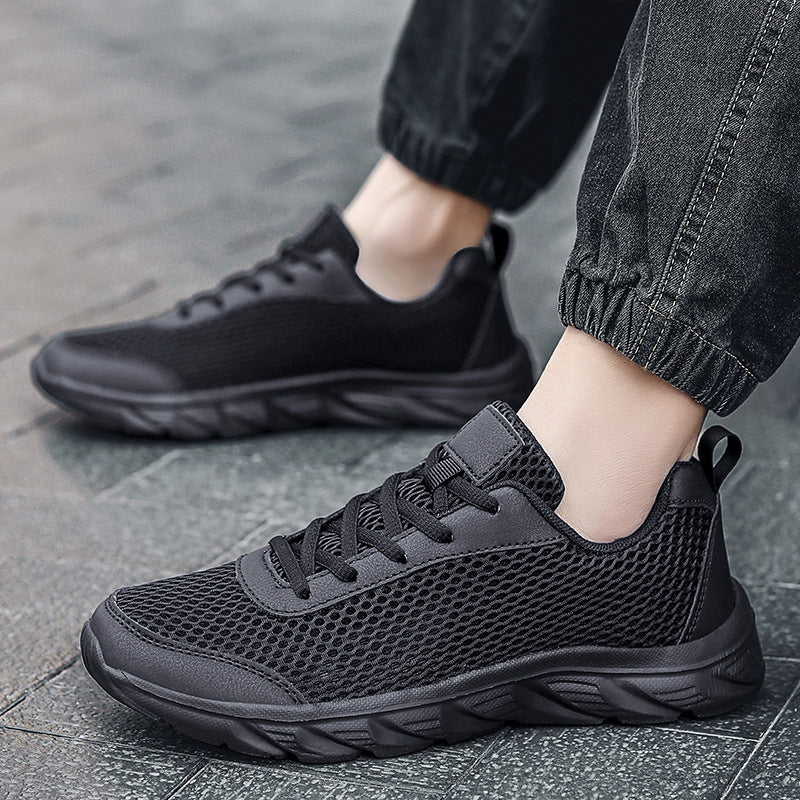 Freizeit-Sneaker mit Mesh-Einlage – Bild 7 | LuxeStyle