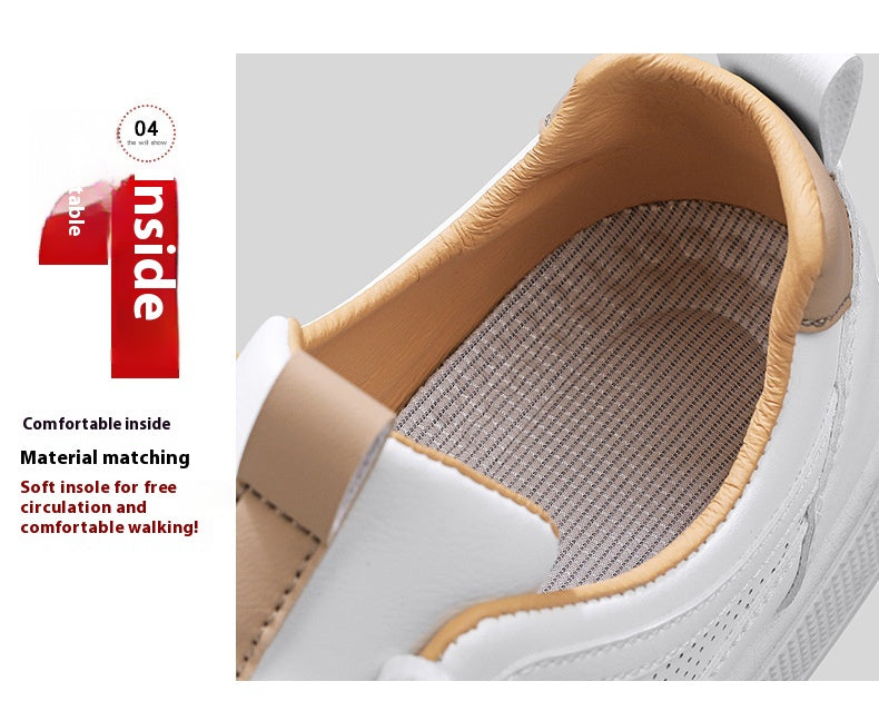 Schlichte weisse Sneaker mit dickem Boden – Bild 6 | LuxeStyle
