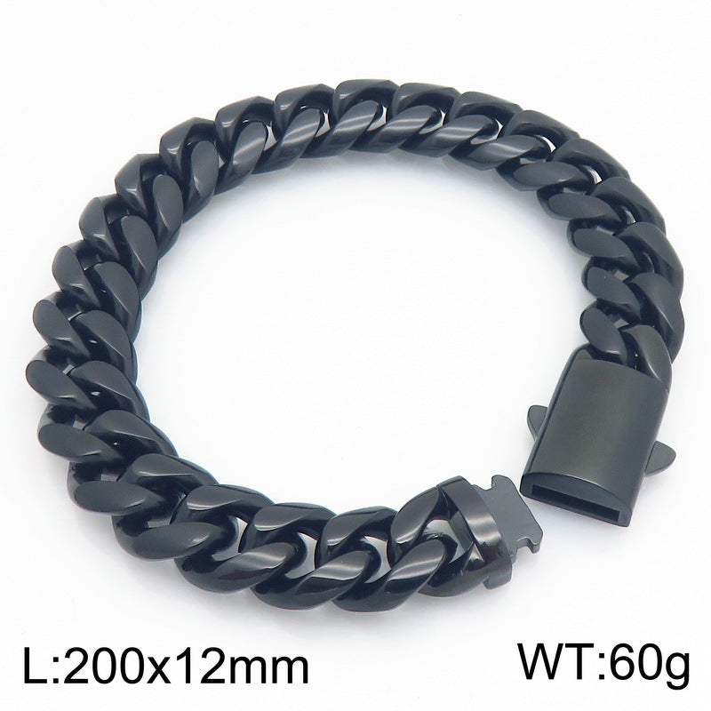 Kubanisches Gliederarmband, poliert