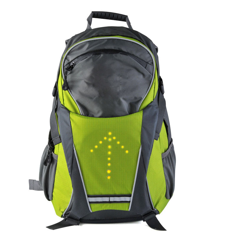 Fahrradrucksack mit LED-Warnlicht – Bild 2 | LuxeStyle