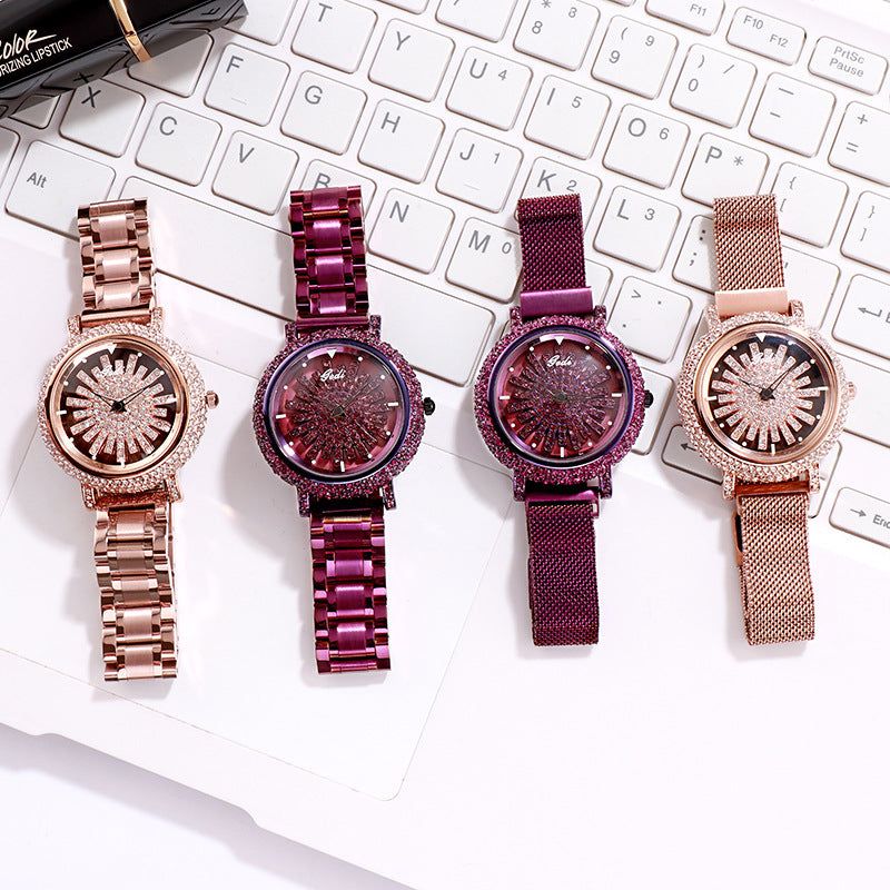 Damenuhr mit Diamant | LuxeStyle