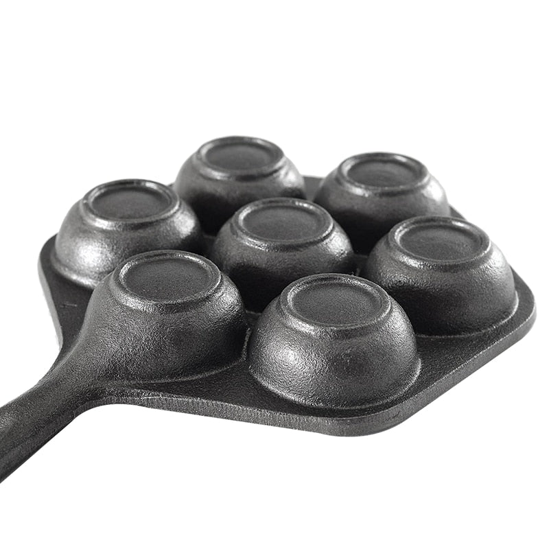 Gusseisen-Pfannkuchenform, 7 Mulden – Bild 5 | LuxeStyle