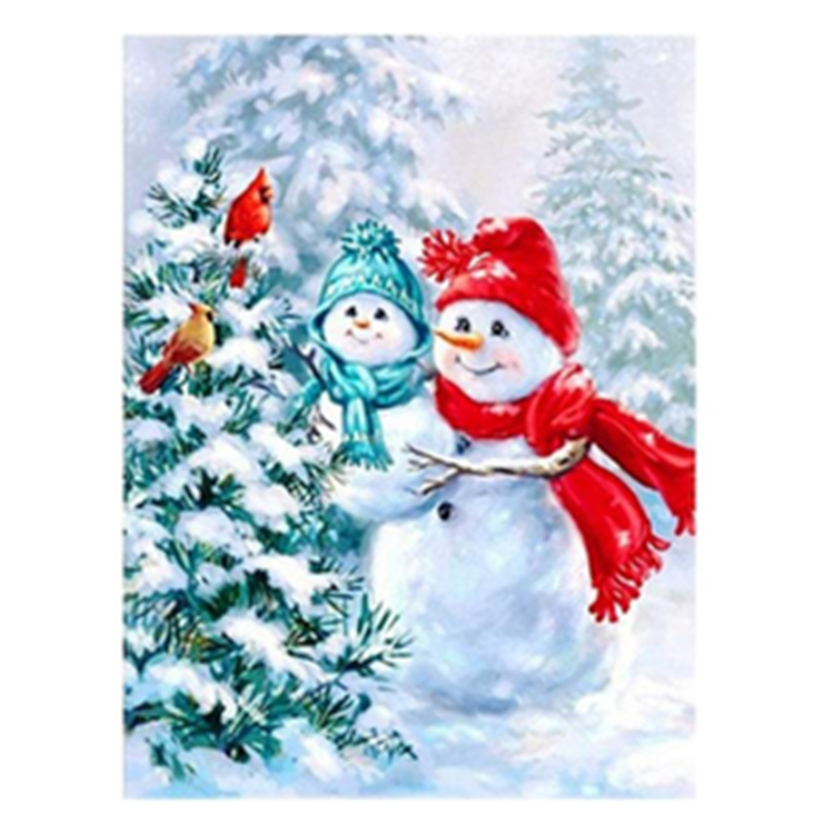 DIY Diamond Painting Set: Weihnachtsposter