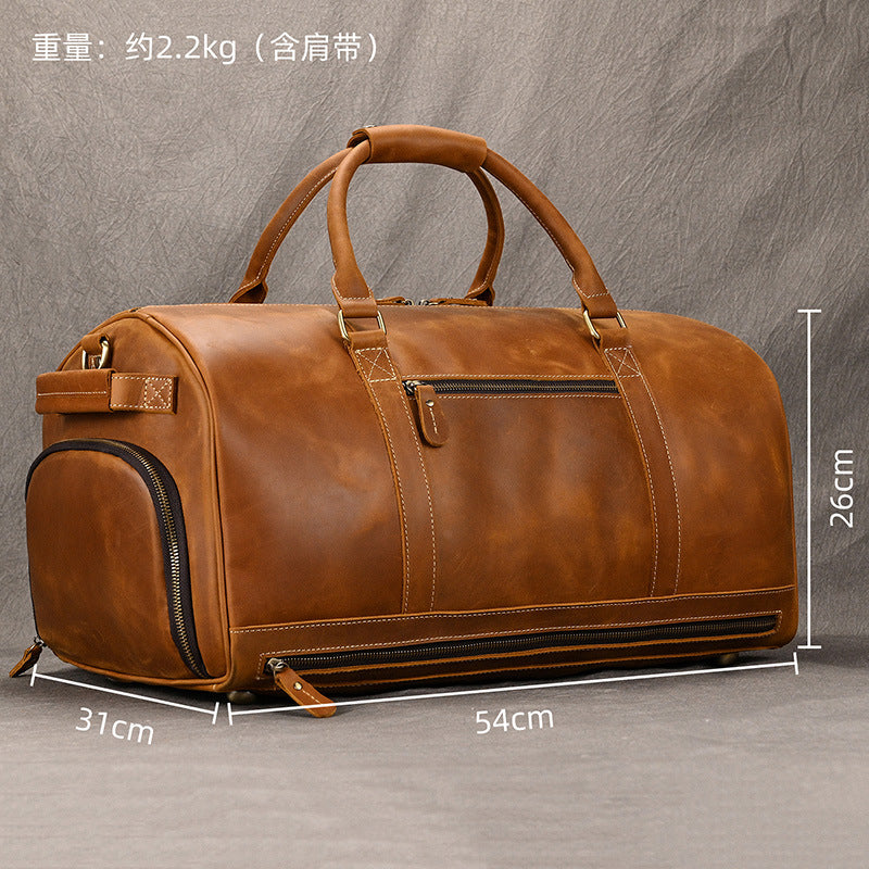 Reisetasche aus Rindsleder für Herren