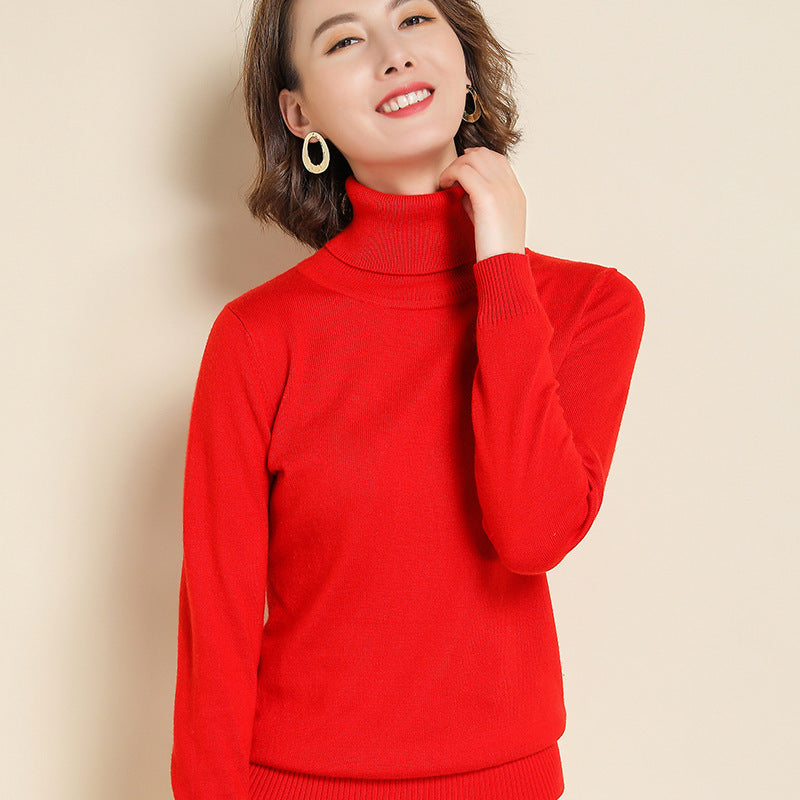 Damen Rollkragenpullover aus Strick