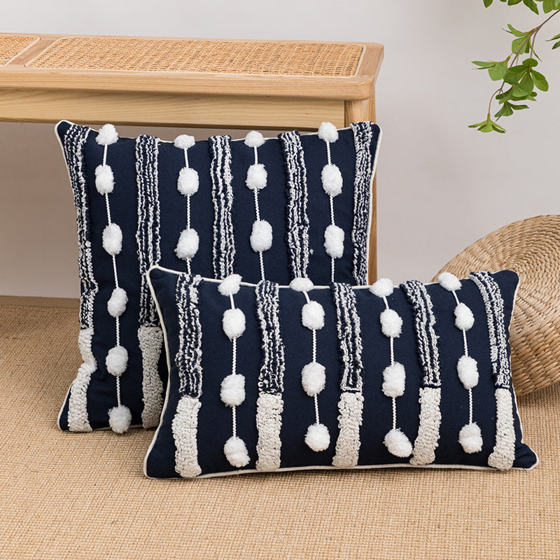 Boho Kissenhülle mit geometrischem Muster – Bild 5 | LuxeStyle