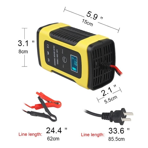 Intelligentes 12V Autobatterie-Ladegerät