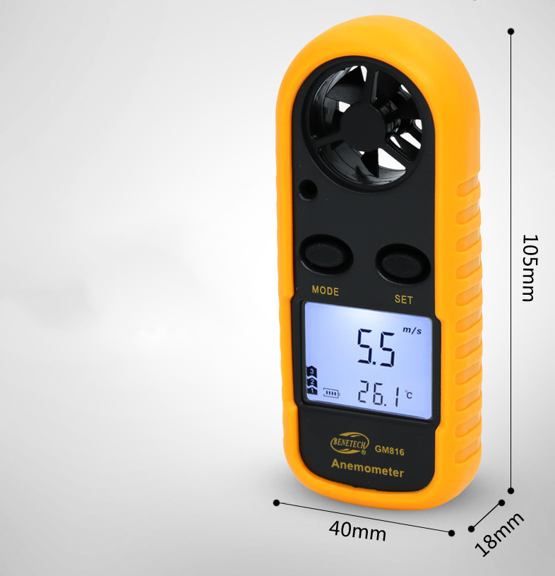 Digitaler Windgeschwindigkeitsmesser Biaozhi – Bild 3 | LuxeStyle