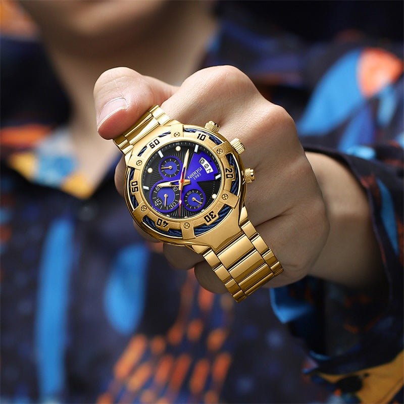 Multifunktionale Business-Quarzuhr für Herren – Bild 1 | LuxeStyle