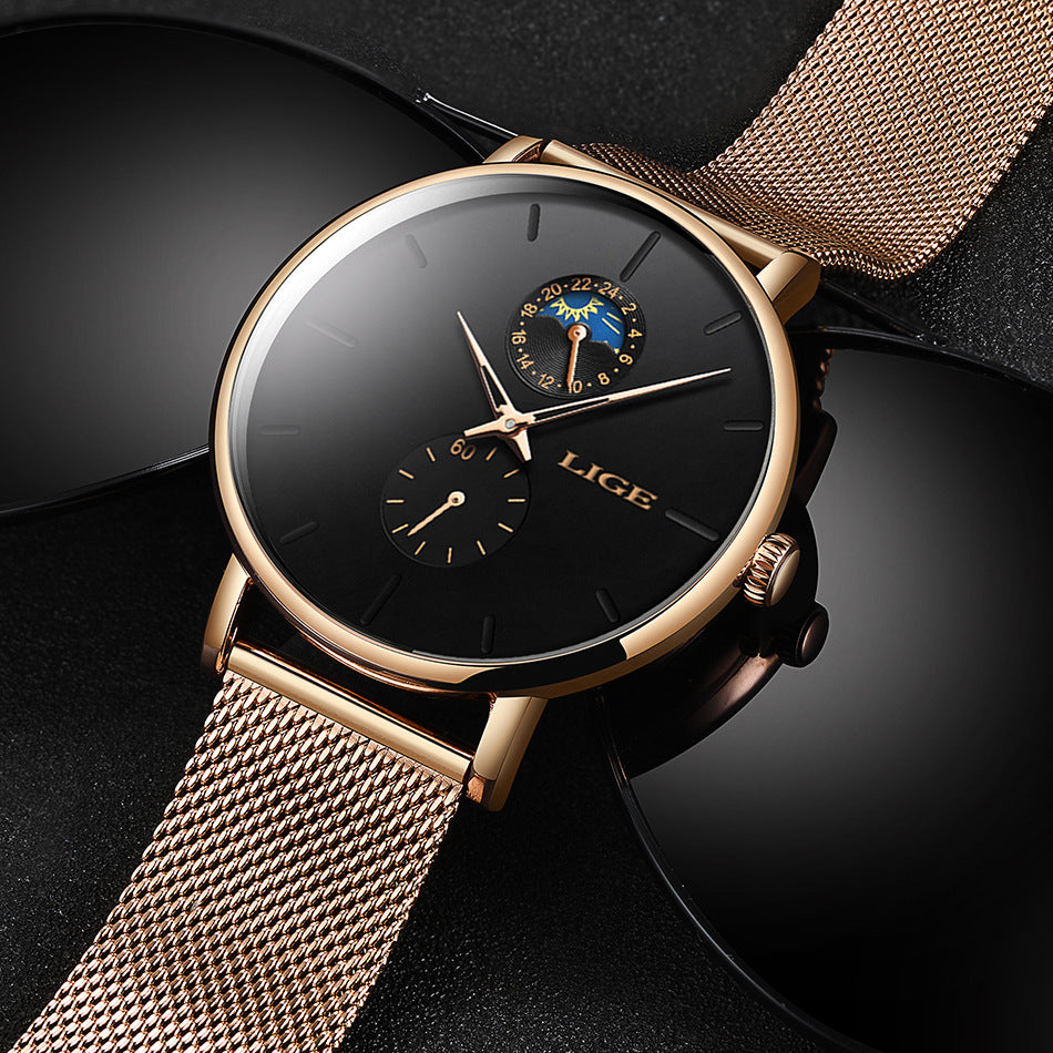 Armbanduhr mit Leuchtanzeige – Bild 5 | LuxeStyle