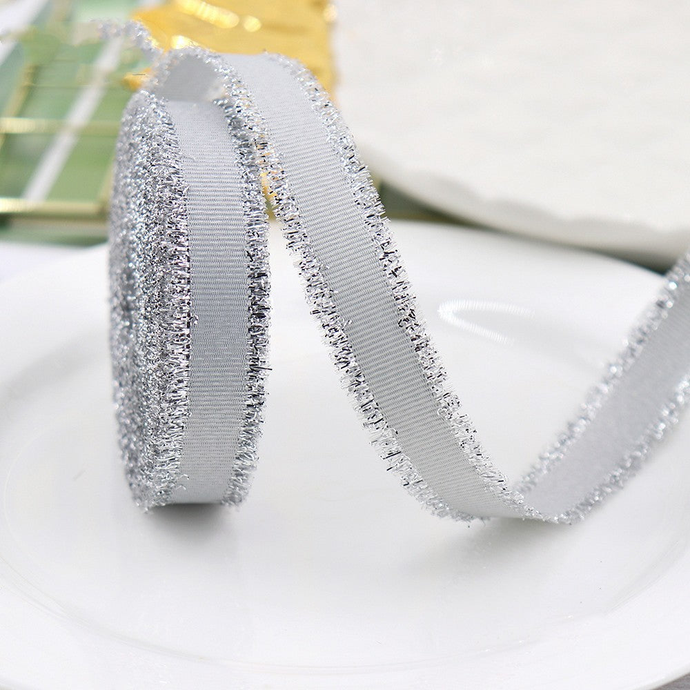 Dekoratives Gold‑Silber‑Ribbon mit Schleife – Bild 13 | LuxeStyle