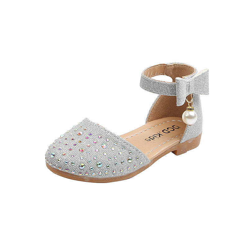 Kinder Lederschuhe mit Perlen und Strass – Bild 5 | LuxeStyle