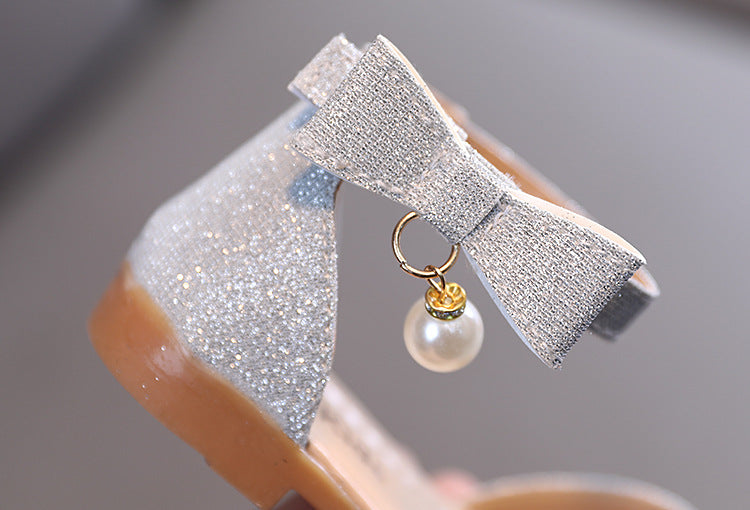 Kinder Lederschuhe mit Perlen und Strass – Bild 3 | LuxeStyle