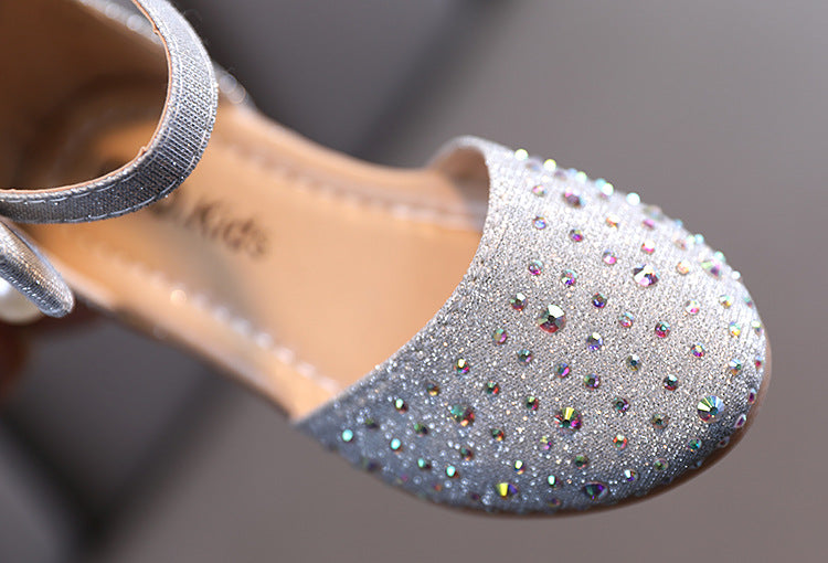 Kinder Lederschuhe mit Perlen und Strass – Bild 10 | LuxeStyle