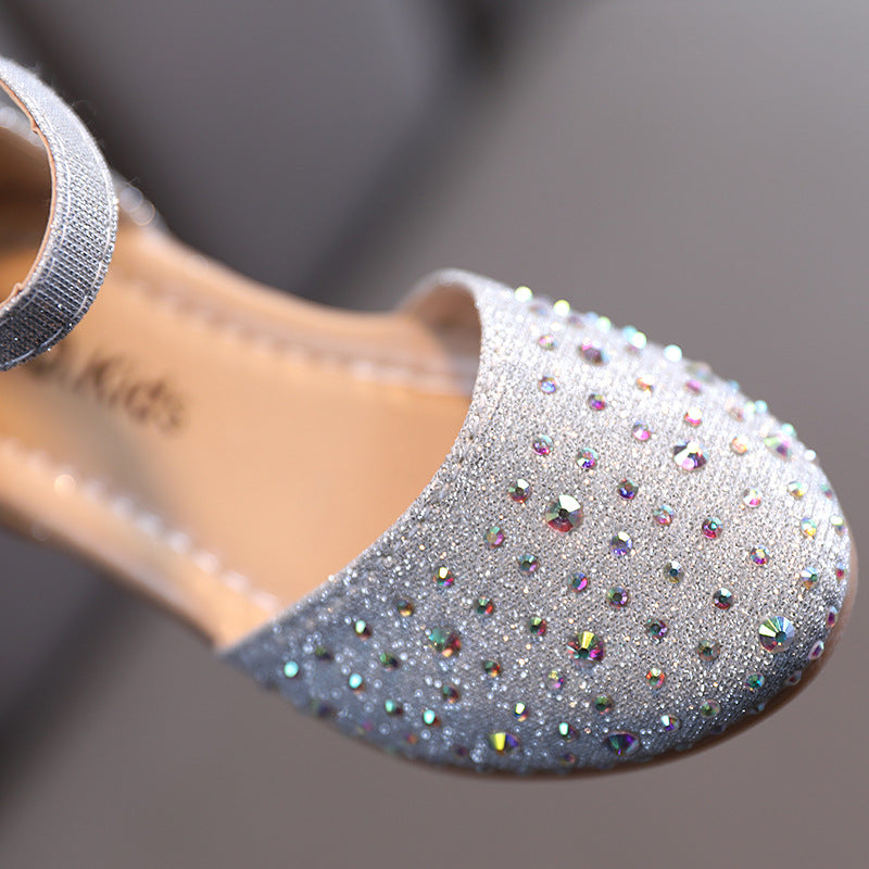 Kinder Lederschuhe mit Perlen und Strass – Bild 12 | LuxeStyle