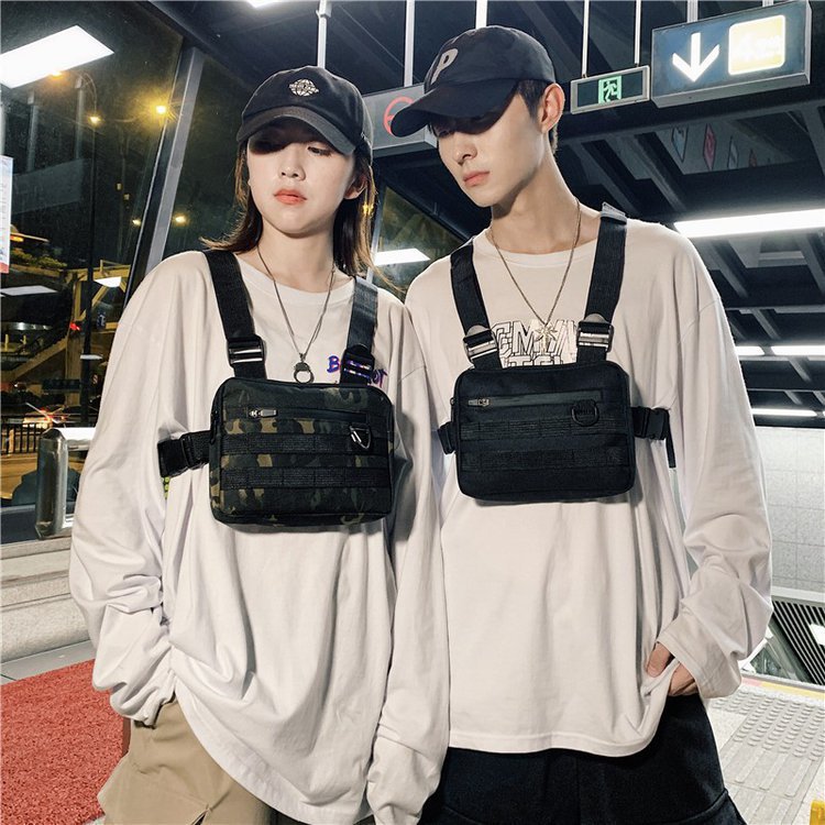Multifunktionales Hip-Hop Brust- und Schulterbag – Bild 5 | LuxeStyle