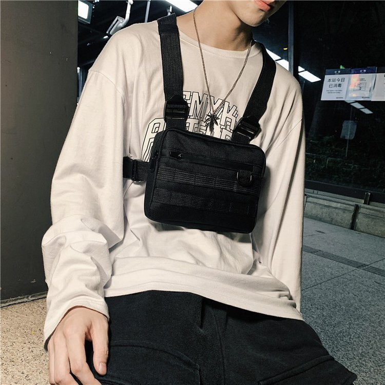 Multifunktionales Hip-Hop Brust- und Schulterbag – Bild 4 | LuxeStyle