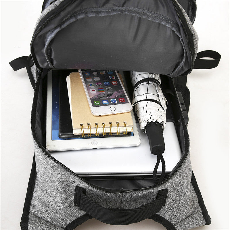 Rucksack mit USB-Ladefunktion und Diebstahlschutz | LuxeStyle