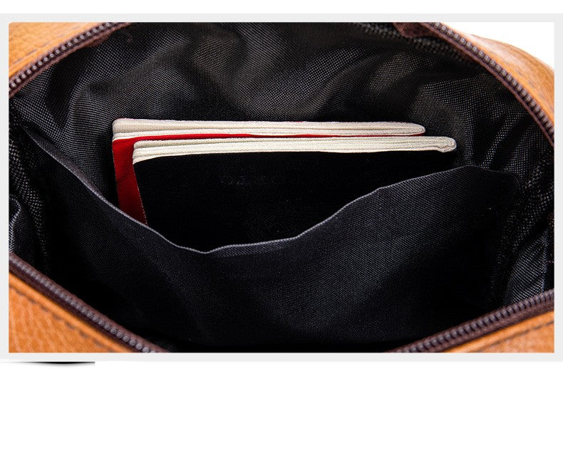 Business Herren Leder Schultertasche – Bild 9 | LuxeStyle