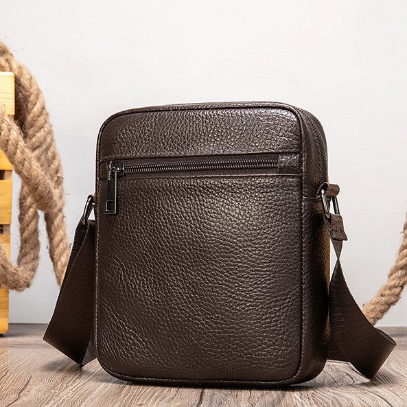 Business Herren Leder Schultertasche – Bild 14 | LuxeStyle