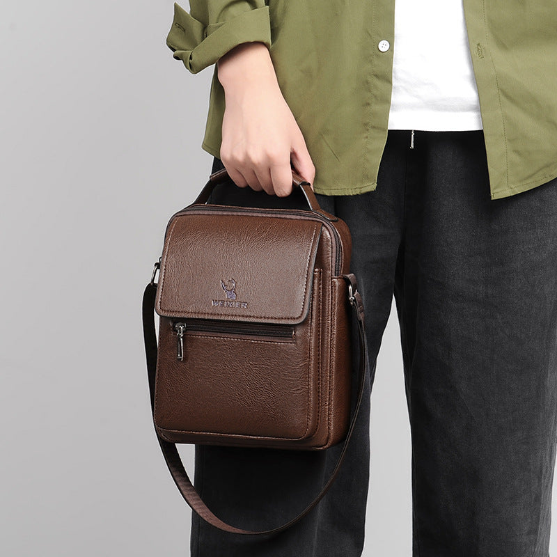 Retro Business Umhängetasche mit grosser Kapazität