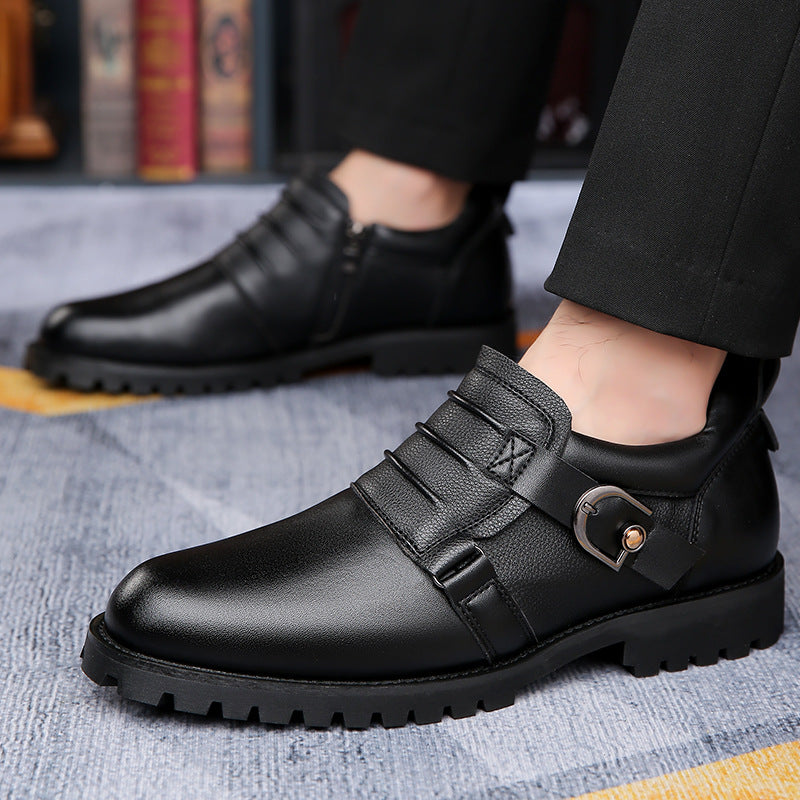 Retro Motorrad-Plateau-Schuhe für Herren – Bild 4 | LuxeStyle