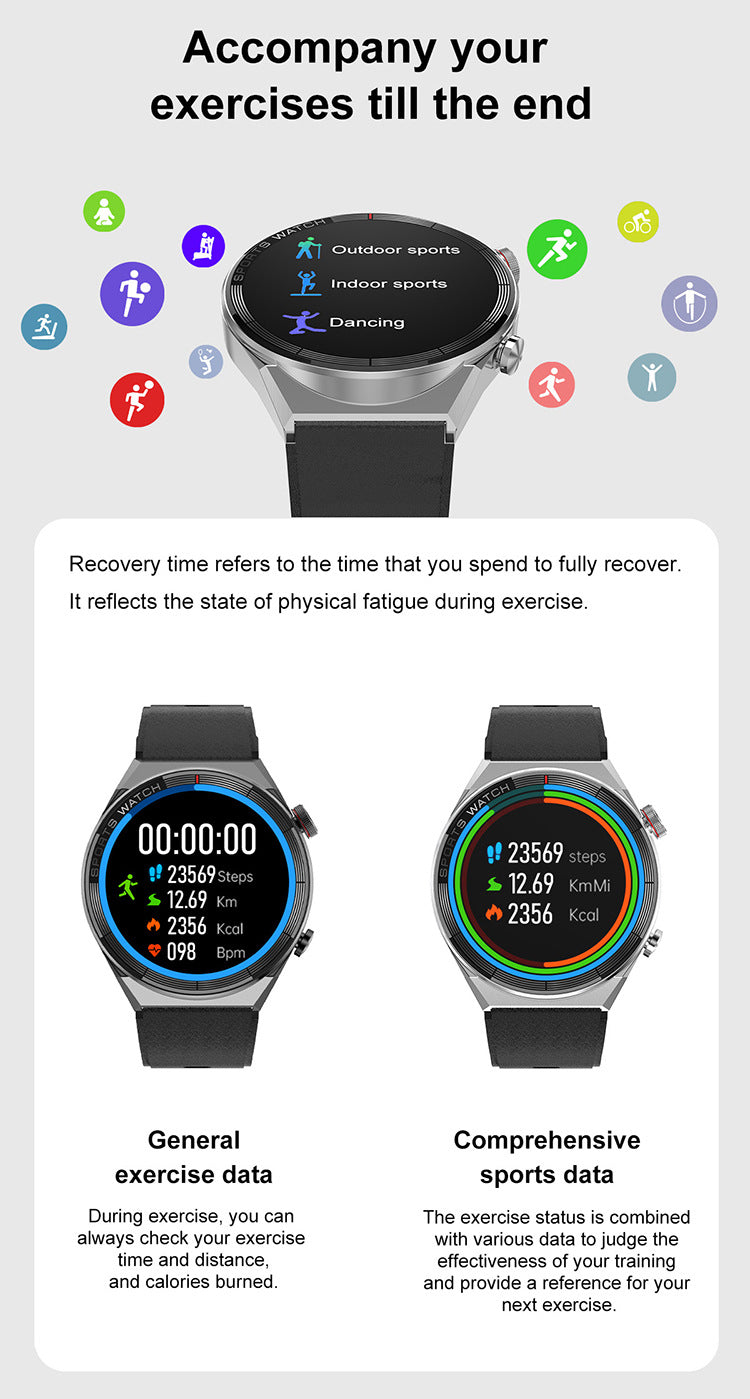 Smartwatch mit Bluetooth-Anruf und Musikwiedergabe – Bild 11 | LuxeStyle