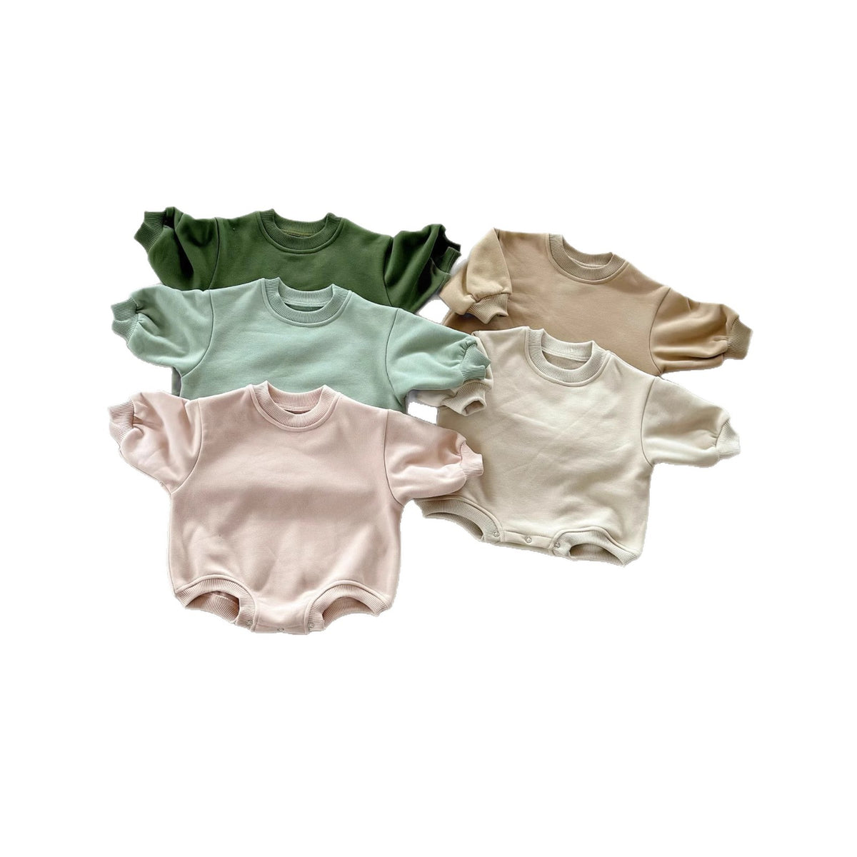 Fleece-gefütterter Strampelanzug für Babys – Bild 5 | LuxeStyle