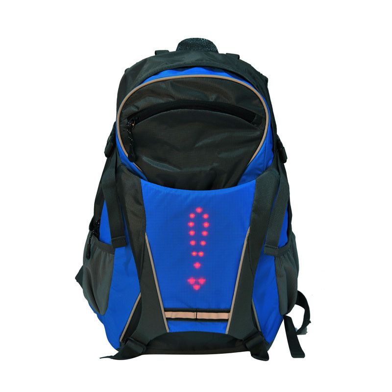 Fahrradrucksack mit LED-Warnlicht – Bild 5 | LuxeStyle