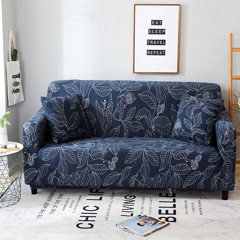Elastischer Sofabezug in Blau | LuxeStyle