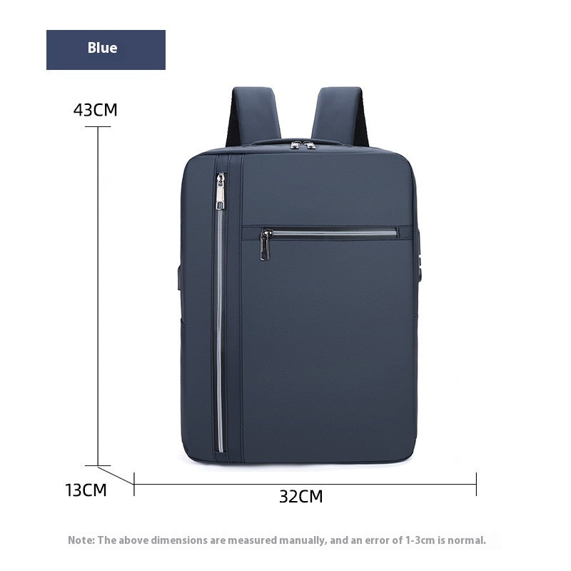 Business Rucksack mit Zahlenschloss & USB-Port – Bild 7 | LuxeStyle