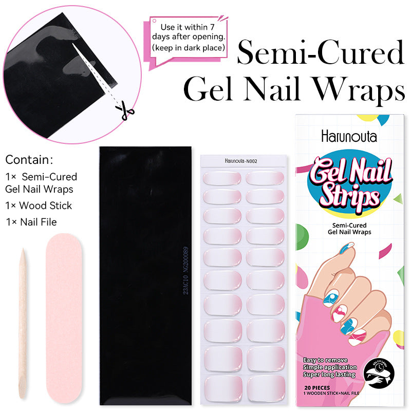 Semi-curing French Gel-Nagelsticker – Bild 2 | LuxeStyle